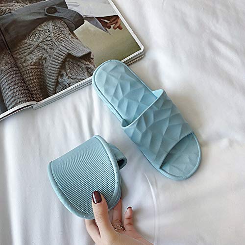 HOUSEHOLD Flip Flop Antideslizante Zapatillas Inferior grues De Espesor Inferior Cuarto de baño baño de Deslizamiento Sandalias Antideslizantes Suaves Interiores caseros de los Hombres