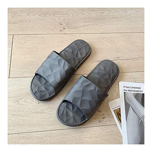 HOUSEHOLD Flip Flop Antideslizante Zapatillas Inferior grues De Espesor Inferior Cuarto de baño baño de Deslizamiento Sandalias Antideslizantes Suaves Interiores caseros de los Hombres