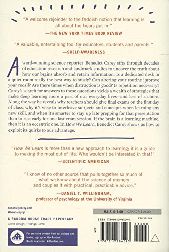 How We Learn: The Surprising Truth About When, Where, and Why It Happens