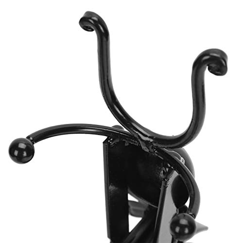 Hozee Botellero, exhibe y almacena el Tenedor de la Forma del Triciclo del Arte, KTV para el sótano de la decoración del hogar del mostrador de Bar(Black)