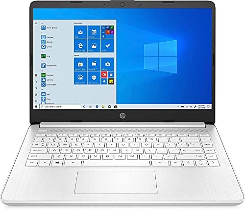 HP 14s-fq0007ns - Ordenador Portátil de 14" FHD (AMD 3020e, 4GB DDR4-SDRAM, 64GB eMMC, AMD Radeon Integrated Graphics, Windows 10S) Blanco - Teclado QWERTY Español