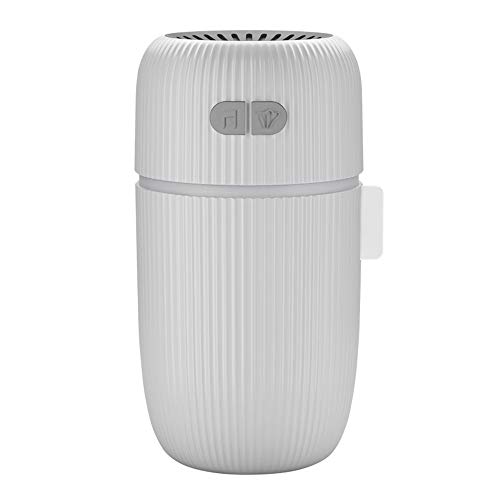 Humidificador de Ruido Blanco Portátil En El Escritorio, Humidificador de Coche De Carga USB Pequeño Humidificador de Vapor Frío De Aromaterapia, Adecuado Para Automóviles / Escritorios / Bebés.