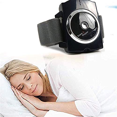 HUWAI-F Ronquidos Soluciones, Smart Snore Stopper, Dispositivos Anti Rronquidos, Antirronquidos Pulsera Reloj Ayuda para Dormir, Alivia Apnea del Sueño, per Man and Woman