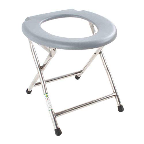 H.yina Silla Banco portátil de Inodoro portátil de Acero Inoxidable/baño de Mujer Embarazada Paciente Sentado