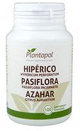 Hyperico, Pasiflora, Azahar 100 comprimidos de Plantapol