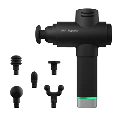 Hypervolt 2 Pro - Con tecnología Quiet Glide - Pistola de masaje de percusión de mano | 5 velocidades, 5 cabezas intercambiables | Ayuda a aliviar el dolor muscular y la rigidez