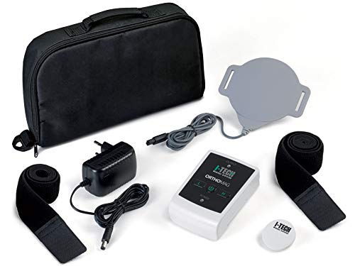 IACER I-Tech Orthomag - Dispositivo de magnetoterapia de baja frecuencia, 2 programas de 75 Hz y 50 Hz, incluye batería, cargador de pared, imán para prueba de emisión, 2 bandas S y L, bolsa y manual