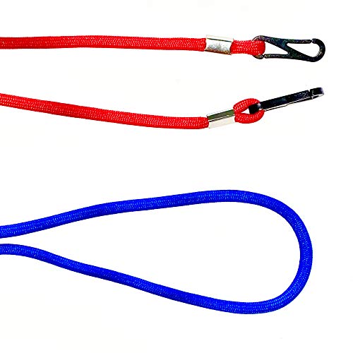 IBOMBAI Cordón para Mascarilla x 4 Multicolor, Soporte Correa Ajustable Cómodo con Clips Mosquetón, Evita perdidas en el Trabajo, Colegio. Anti Viento