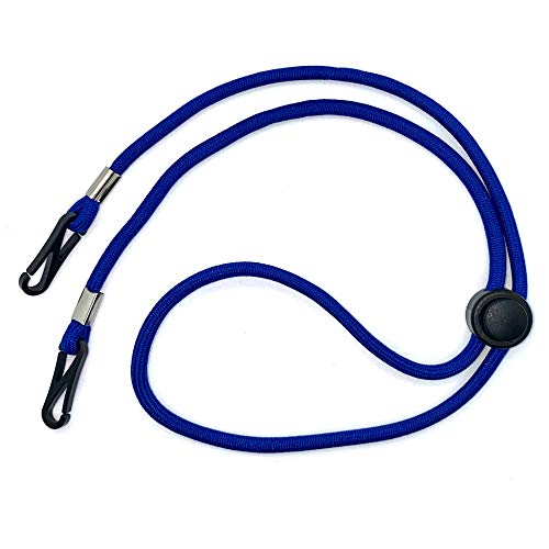 IBOMBAI Cordón para Mascarilla x 4 Multicolor, Soporte Correa Ajustable Cómodo con Clips Mosquetón, Evita perdidas en el Trabajo, Colegio. Anti Viento