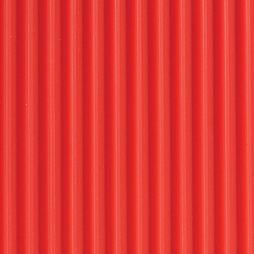 iDesign Secaplatos para fregadero, alfombrilla escurreplatos de silicona para fregadero de tamaño grande, escurridor de platos y vasos, rojo