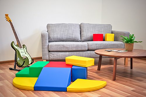 IGLU 6 XL Bloques de Espuma Figuras de Construcción Juguete para Aprendizaje Creativo Infantil Conjunto de Cubos Multicolores