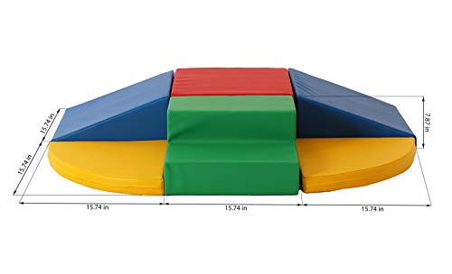 IGLU 6 XL Bloques de Espuma Figuras de Construcción Juguete para Aprendizaje Creativo Infantil Conjunto de Cubos Multicolores