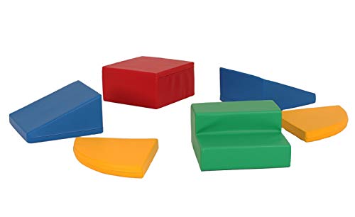 IGLU 6 XL Bloques de Espuma Figuras de Construcción Juguete para Aprendizaje Creativo Infantil Conjunto de Cubos Multicolores