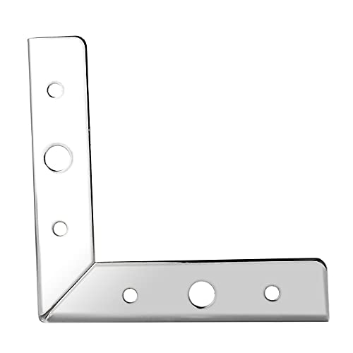IGNPION Piernas de sofá de metal de 15 cm, 4 piezas de patas modernas para sofá, muebles, patas elevadoras, patas de repuesto para mueble de TV, armario otomano, sofá, armario, color plateado
