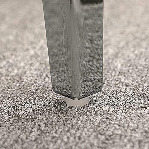IGNPION Piernas de sofá de metal de 15 cm, 4 piezas de patas modernas para sofá, muebles, patas elevadoras, patas de repuesto para mueble de TV, armario otomano, sofá, armario, color plateado