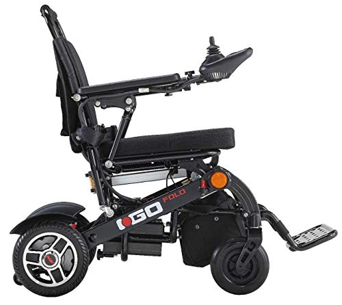 iGo Fold - Silla plegable con control remoto, tamaño compacto y ligero, pesa 27,8 kg.