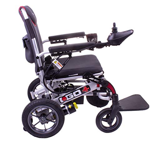 iGO+ Silla de ruedas eléctrica compacta y ligera con joystick para adultos