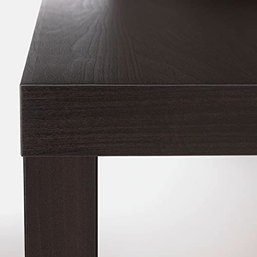 Ikea - Mesa Auxiliar lacada (55 x 55 cm), Color Negro