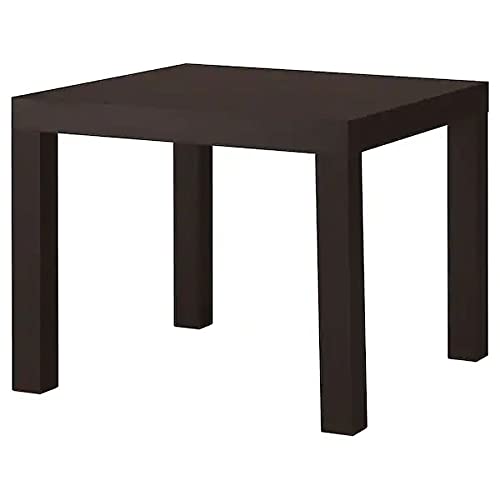 Ikea - Mesa Auxiliar lacada (55 x 55 cm), Color Negro