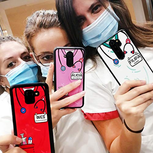 imafan - Funda Personalizada con la Uniforme de Enfermera/Auxiliar de enfermeria/Medico/Doctora/Otros Profesionales Sanitarios - iPhone 11
