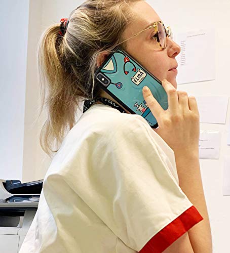 imafan - Funda Personalizada con la Uniforme de Enfermera/Auxiliar de enfermeria/Medico/Doctora/Otros Profesionales Sanitarios - iPhone 11