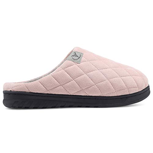 incarpo Zapatillas Casa Mujer Lana de Coral Zapatillas de Estar por Casa Antideslizante Pantuflas de Interior y Exterior Cálido y Confortable Zapatillas-Rosa-38/39 EU