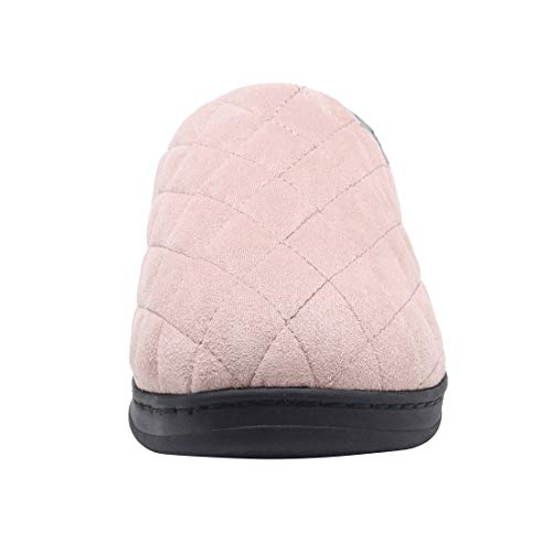incarpo Zapatillas Casa Mujer Lana de Coral Zapatillas de Estar por Casa Antideslizante Pantuflas de Interior y Exterior Cálido y Confortable Zapatillas-Rosa-38/39 EU