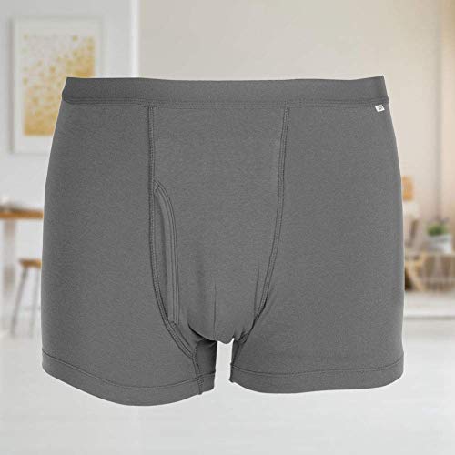 Incontinencia Ropa interior para hombres, hombres surtidos Absorbencia regular Lavable reutilizable Incontinencia Calzoncillos bóxer(L)
