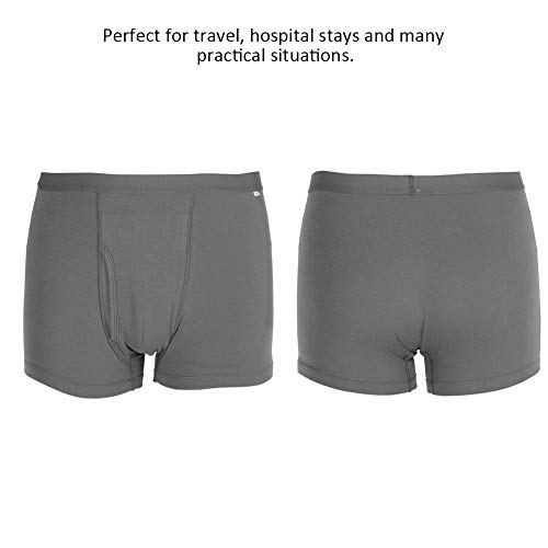 Incontinencia Ropa interior para hombres, hombres surtidos Absorbencia regular Lavable reutilizable Incontinencia Calzoncillos bóxer(L)