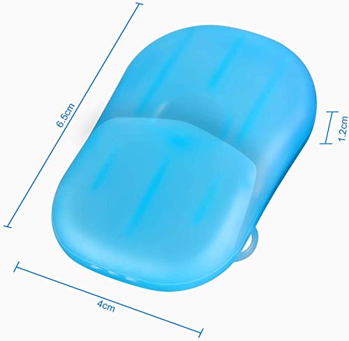 Incutex 10x Cajas (200 Hojas en Total) de Hojas de jabón, jabón Papel portátil, colores surtidos