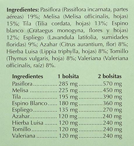 Indias Tranquilizante 20 Bolsitas - 30 gr