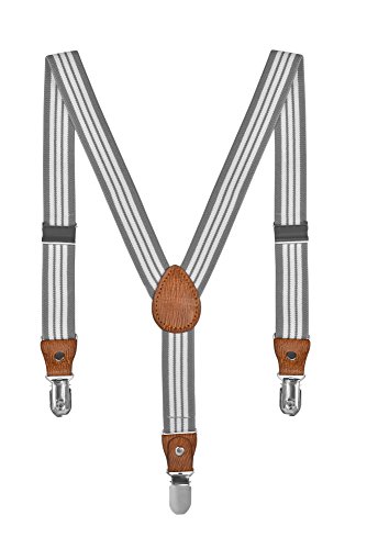 Infantil Niños Niñas Tirantes Ajustable Elásticos Y-Forma Con 3 Clips De 2.5 cm Ancho Accesorios