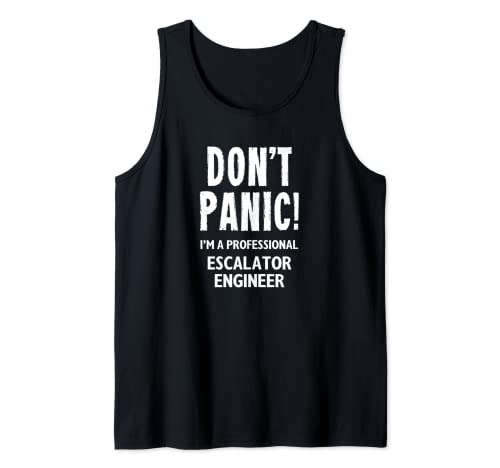 Ingeniero de escaleras mecánicas Camiseta sin Mangas