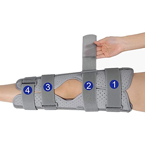 Inmovilizador De Rodilla, Soporte Completo Para Piernas, Banda De Rodilla Transpirable, Férula Universal Para Rodilla, Adecuada Para La Recuperación De La Cirugía Y Después De La Operación De Rodilla