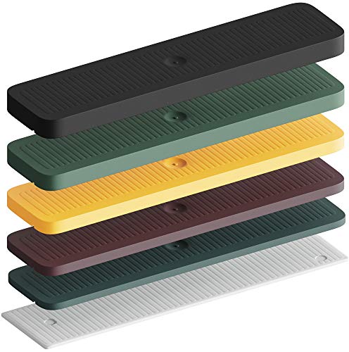 INNONEXXT Tacos de acristalamiento de primer calidad, fabricado en alemania, cuñas, separadores, tacos de plástico, en juego: 1, 2, 3, 4, 5, 6, 8 mm 24mm x 100mm