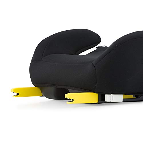 Innovaciones ms H4-BQZS-ZZNY Booster Alzador 836- Silla de auto, grupo 3 (22-36Kg) Silla coche con Isofix, Negro