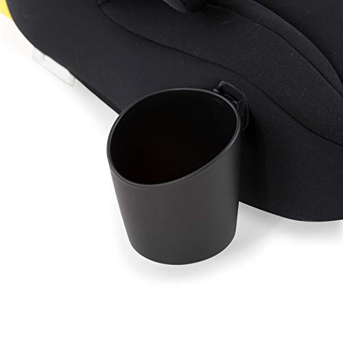 Innovaciones ms H4-BQZS-ZZNY Booster Alzador 836- Silla de auto, grupo 3 (22-36Kg) Silla coche con Isofix, Negro