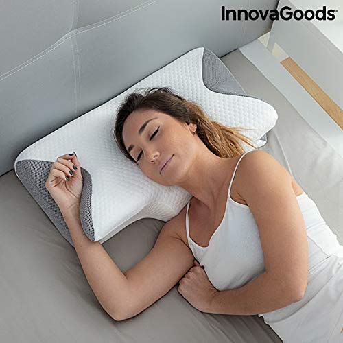 InnovaGoods - Almohada Viscoelástica Cervical con Contorno Ergonómico Conforti