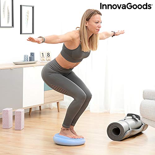 InnovaGoods Cojín de Equilibrio con Inflador Cushport, Adultos Unisex,