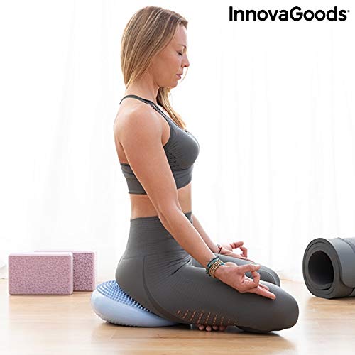 InnovaGoods Cojín de Equilibrio con Inflador Cushport, Adultos Unisex,