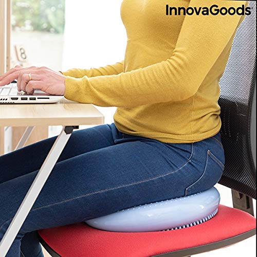 InnovaGoods Cojín de Equilibrio con Inflador Cushport, Adultos Unisex,