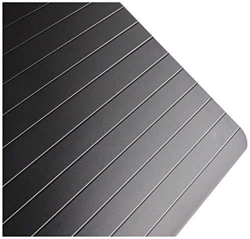 InnovaGoods Placa de Descongelación Rápida de Alimentos, Aleación de Metales, Negro, 35x1x20.5 cm