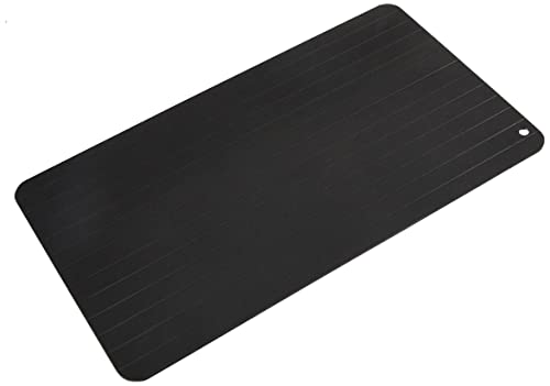 InnovaGoods Placa de Descongelación Rápida de Alimentos, Aleación de Metales, Negro, 35x1x20.5 cm