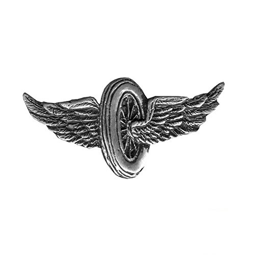 Insignias con alas de la rueda del motorista