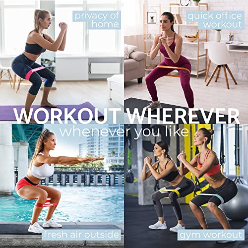 insonder Bandas Ejercicio - Bandas de Resistencia - Cintas Elastica Set Comprar Precio Elasticas para Hacer Ejercicio - Loop Resistance Bands para Fitness Pilates Fuerza Fisioterapia Movilidad