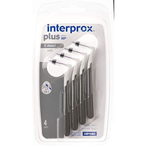 Interprox Plus X-maxi - Cepillos interdentales (4 unidades), color gris