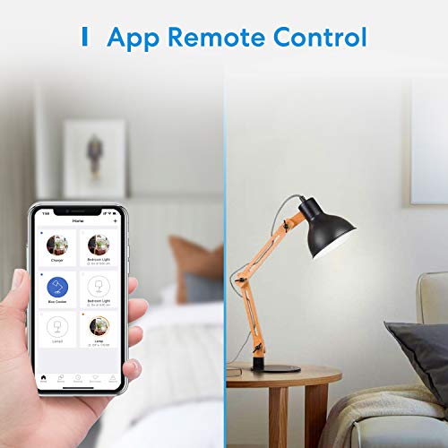 Interruptor de Pared Wi-Fi, 1 Vía, 1 Canal. Compatible con Alexa, Asistente de Google y SmartThings. meross MSS510X. (Se Requiere un Cable Neutral al Instalar)