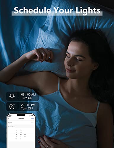 Interruptor Luz WiFi, Maxcio Interruptor Inteligente 1 Gang Compatible con Alexa y Google Home, Control de APP y Función de Temporizador, Neutral Requerido