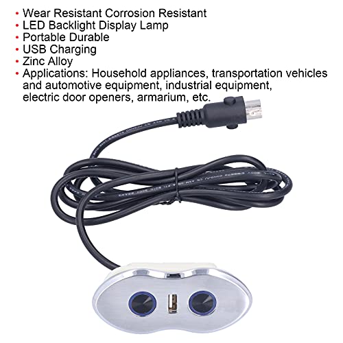 Interruptor Reclinable Eléctrico, Piezas De Silla Elevadora Interruptor Reclinable Eléctrico De Carga USB Que Ahorra Tiempo Y Energía para El Cine