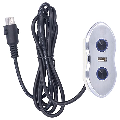 Interruptor Reclinable Eléctrico, Piezas De Silla Elevadora Interruptor Reclinable Eléctrico De Carga USB Que Ahorra Tiempo Y Energía para El Cine
